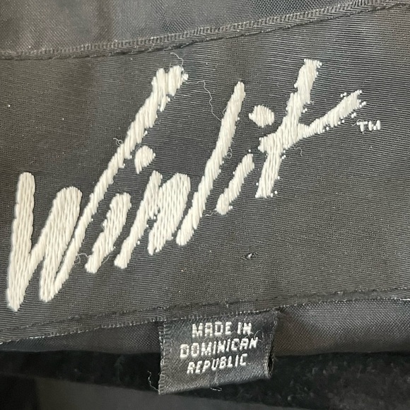 Winlit Women's Vintage Retro 80s 90s
Black Leather Jacket puffer, Size small - Picture 3 of 13